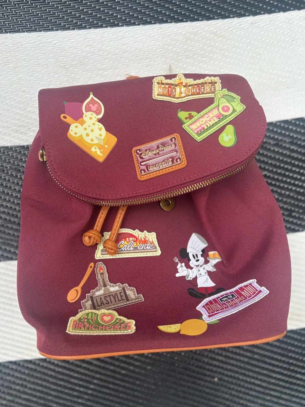Loungefly Food & Wine DCA 2024 Backpack